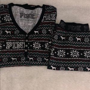 VS PINK CHRISTMAS PJs